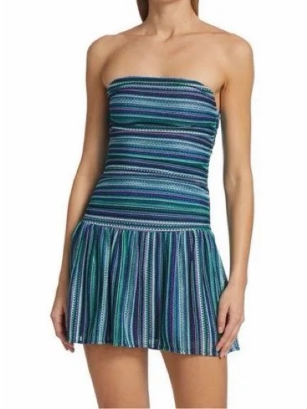 NWT Ramy Brook Paula Dress Sky Combo